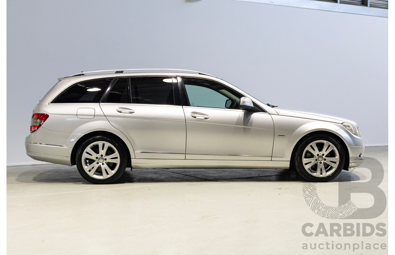 09/2008 Mercedes-Benz C220 CDI Classic (RWD) W204 4d Wagon Silver 2.1L