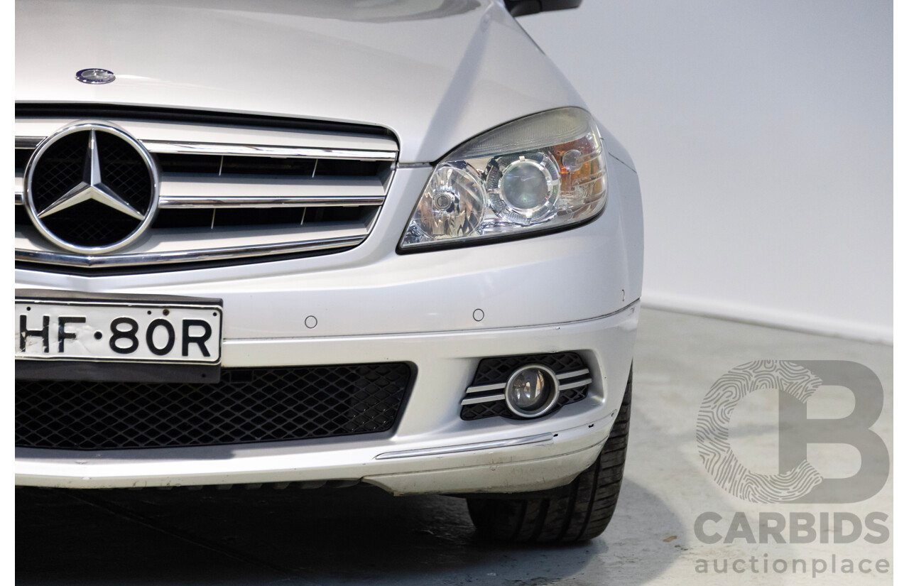 09/2008 Mercedes-Benz C220 CDI Classic (RWD) W204 4d Wagon Silver 2.1L