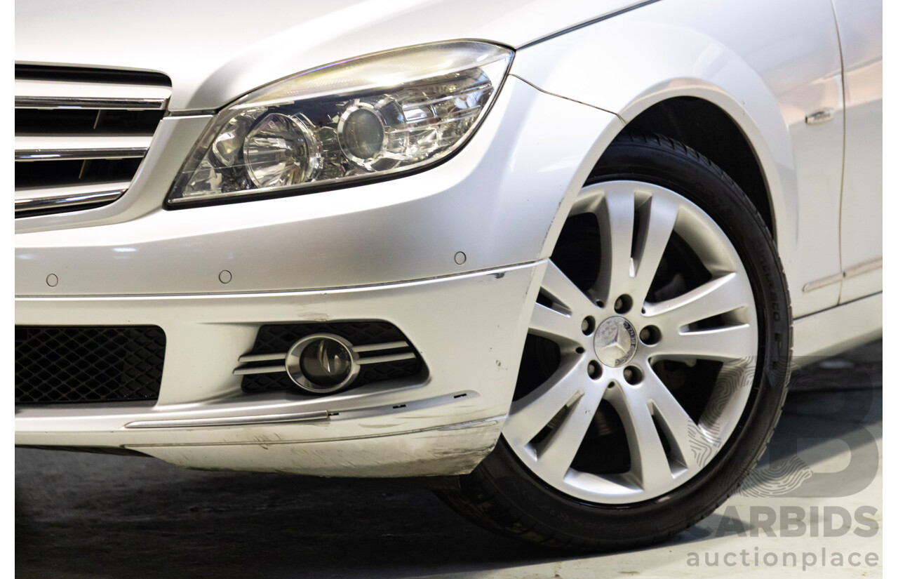 09/2008 Mercedes-Benz C220 CDI Classic (RWD) W204 4d Wagon Silver 2.1L