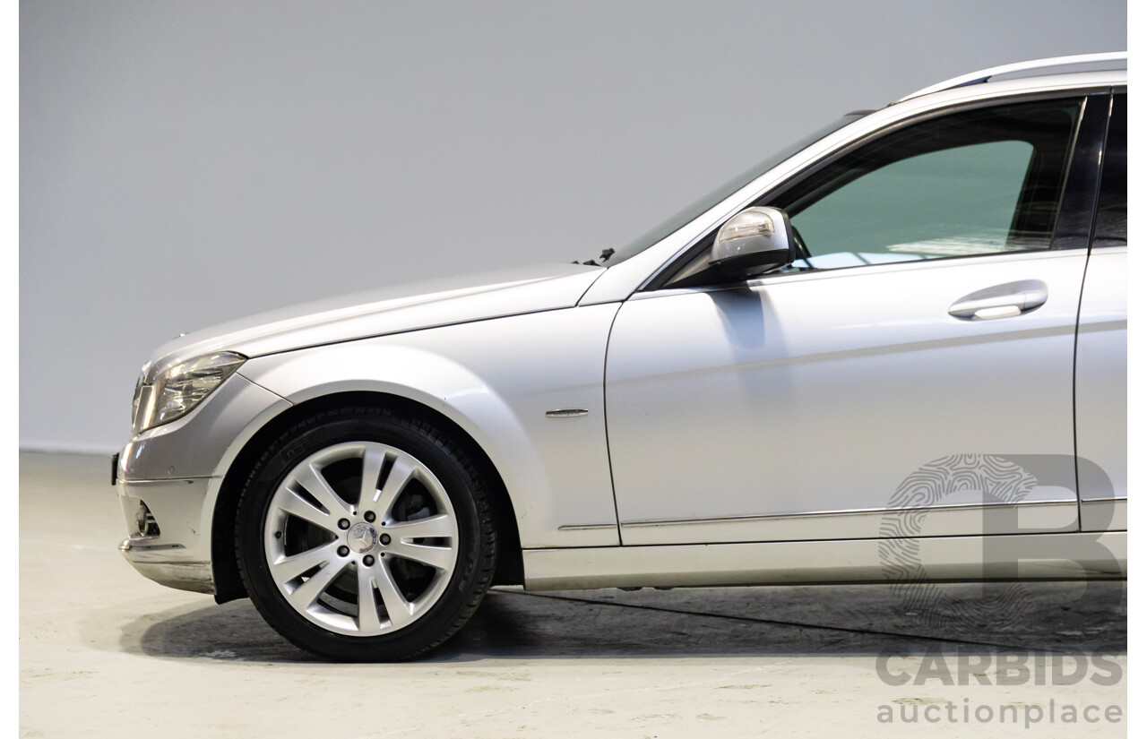09/2008 Mercedes-Benz C220 CDI Classic (RWD) W204 4d Wagon Silver 2.1L