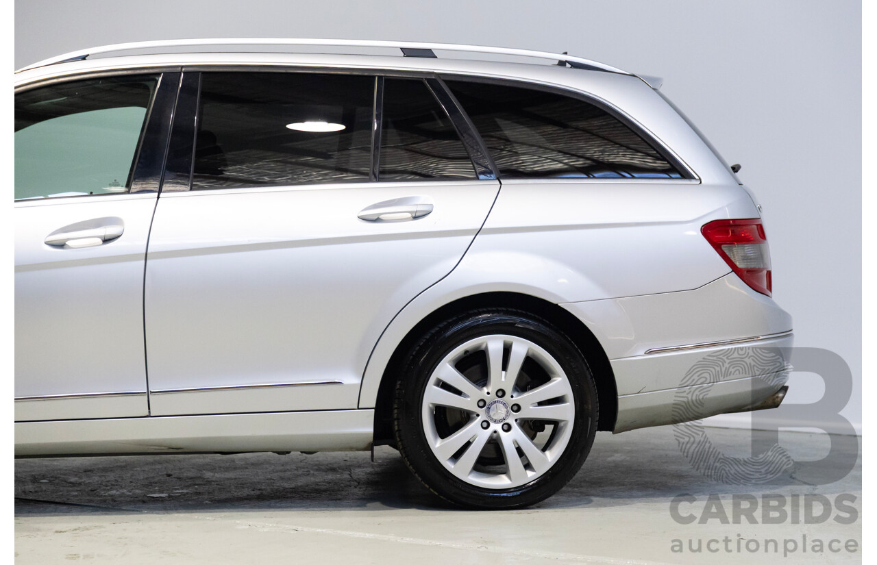 09/2008 Mercedes-Benz C220 CDI Classic (RWD) W204 4d Wagon Silver 2.1L