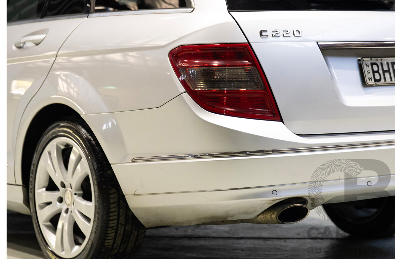 09/2008 Mercedes-Benz C220 CDI Classic (RWD) W204 4d Wagon Silver 2.1L