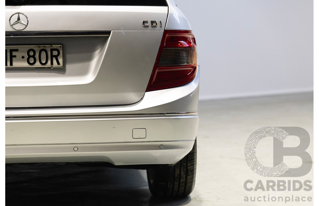 09/2008 Mercedes-Benz C220 CDI Classic (RWD) W204 4d Wagon Silver 2.1L