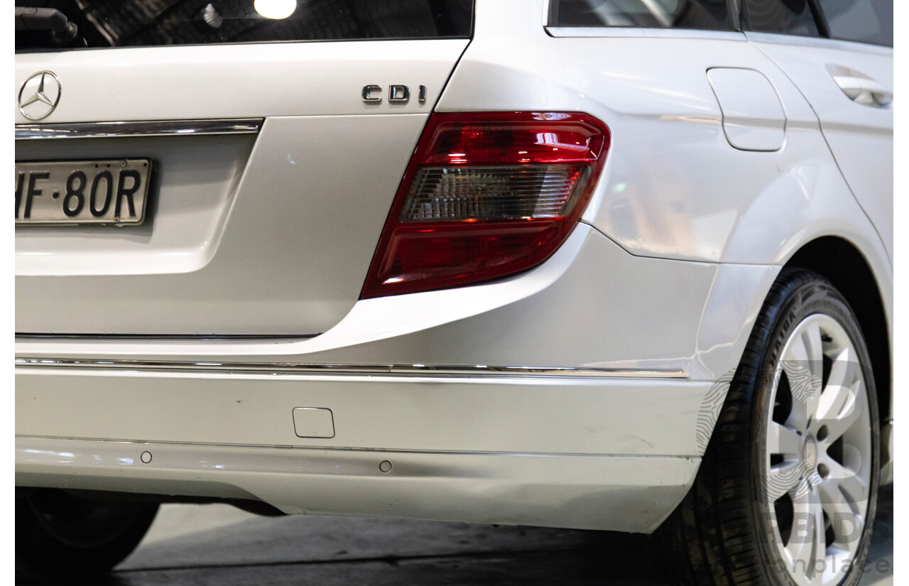 09/2008 Mercedes-Benz C220 CDI Classic (RWD) W204 4d Wagon Silver 2.1L