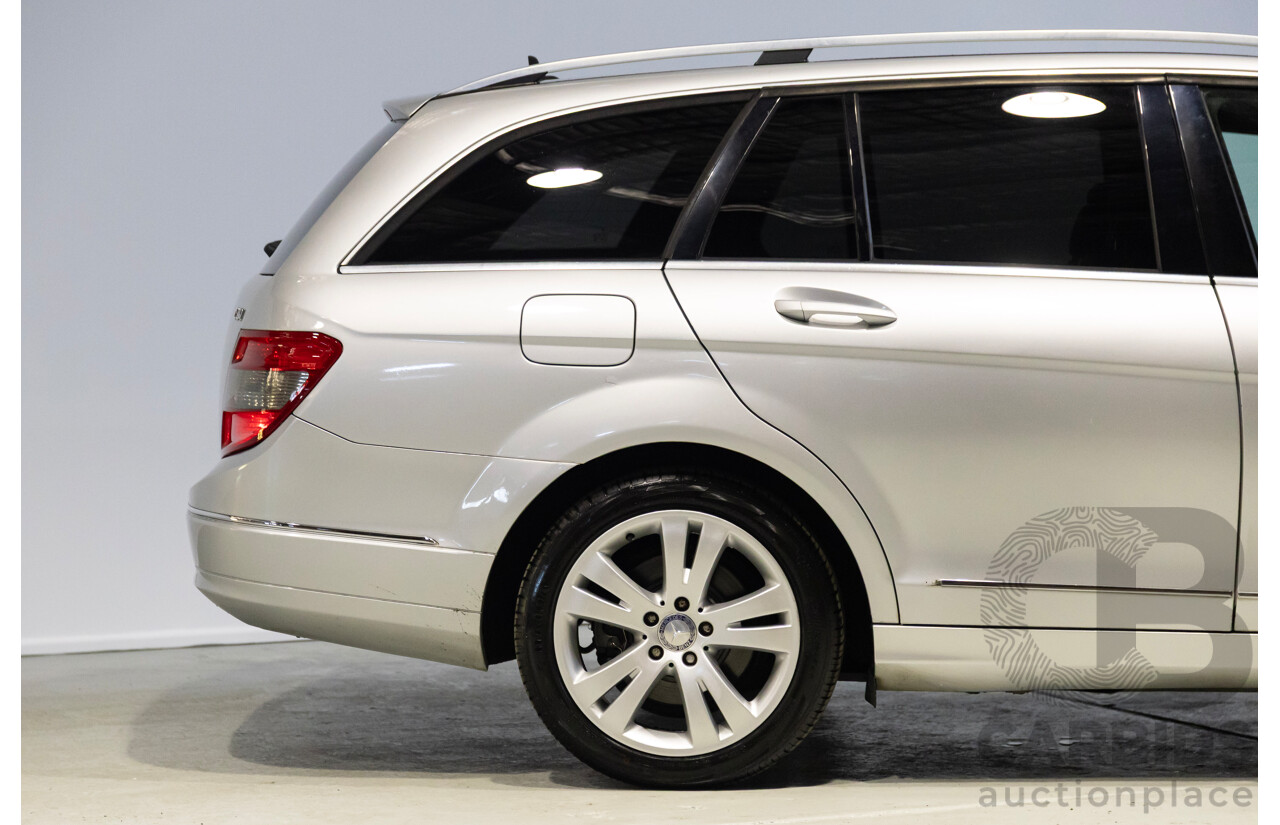 09/2008 Mercedes-Benz C220 CDI Classic (RWD) W204 4d Wagon Silver 2.1L