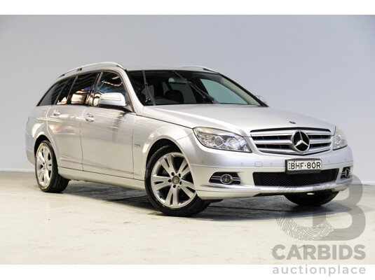 09/2008 Mercedes-Benz C220 CDI Classic (RWD) W204 4d Wagon Silver 2.1L