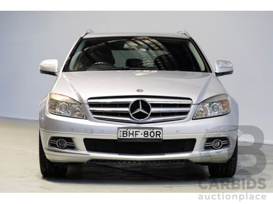 09/2008 Mercedes-Benz C220 CDI Classic (RWD) W204 4d Wagon Silver 2.1L