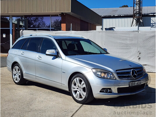 09/2008 Mercedes-Benz C220 CDI Classic (RWD) W204 4d Wagon Silver 2.1L