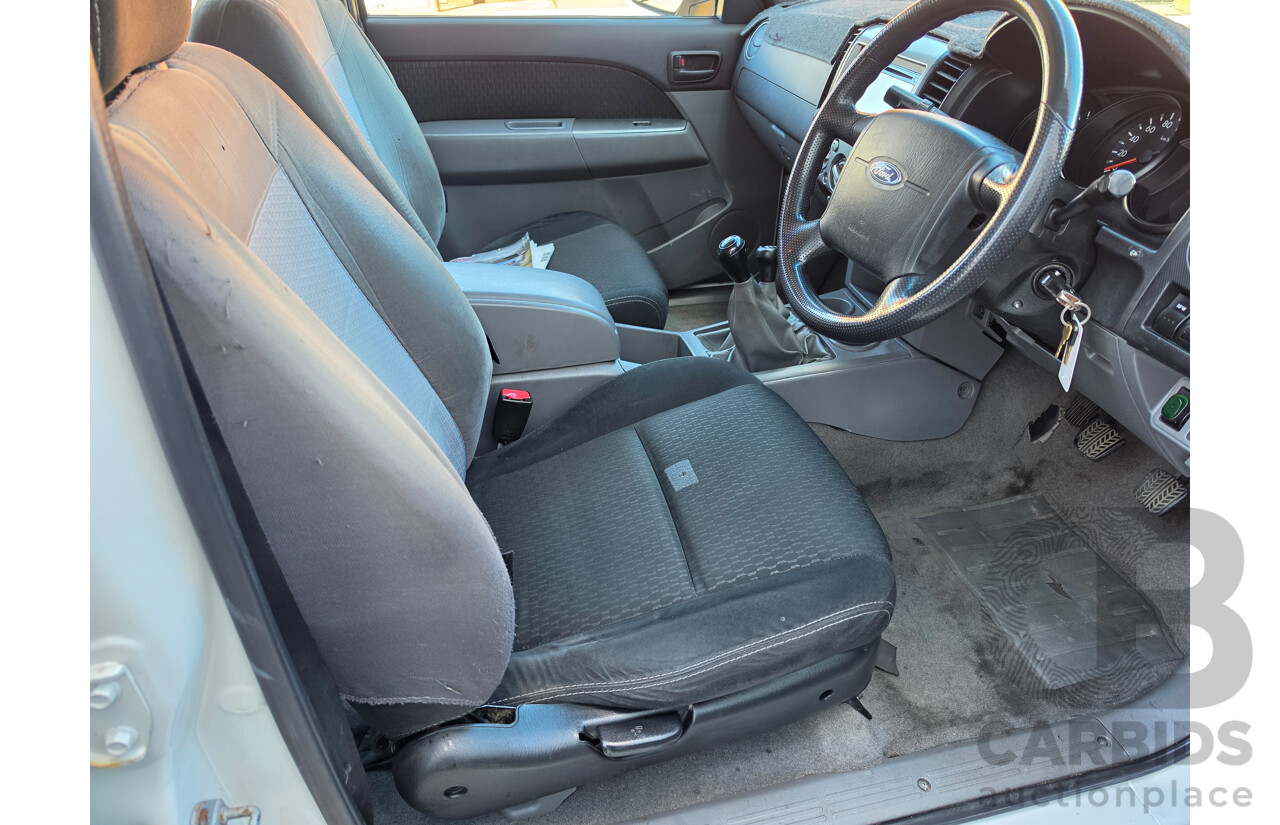 09/2010 Ford Ranger XL (4x4) PK Super Cab P/Up White 3.0L