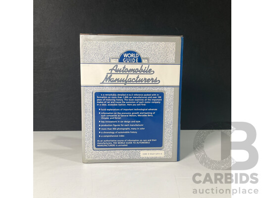 1987 World Guide to Automobile Manufacturers Book