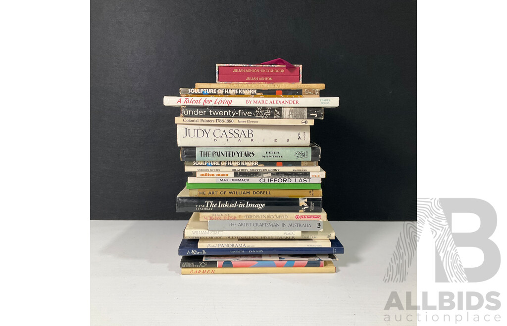 Collection of Twenty Eight Australian Art Books
