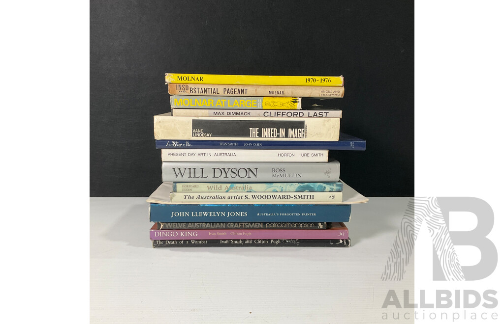 Collection of Fifteen Australian Art Books