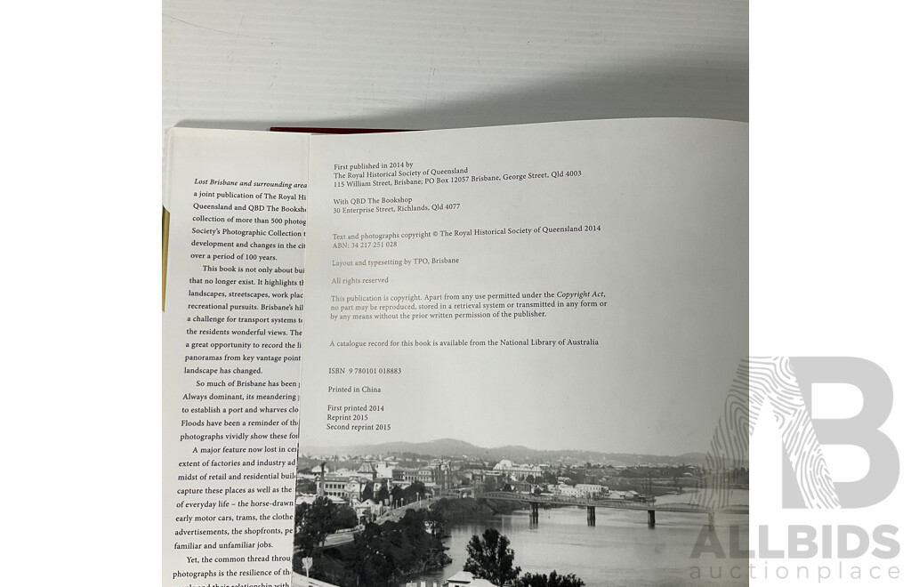 Pair of Lost Brisbane Books