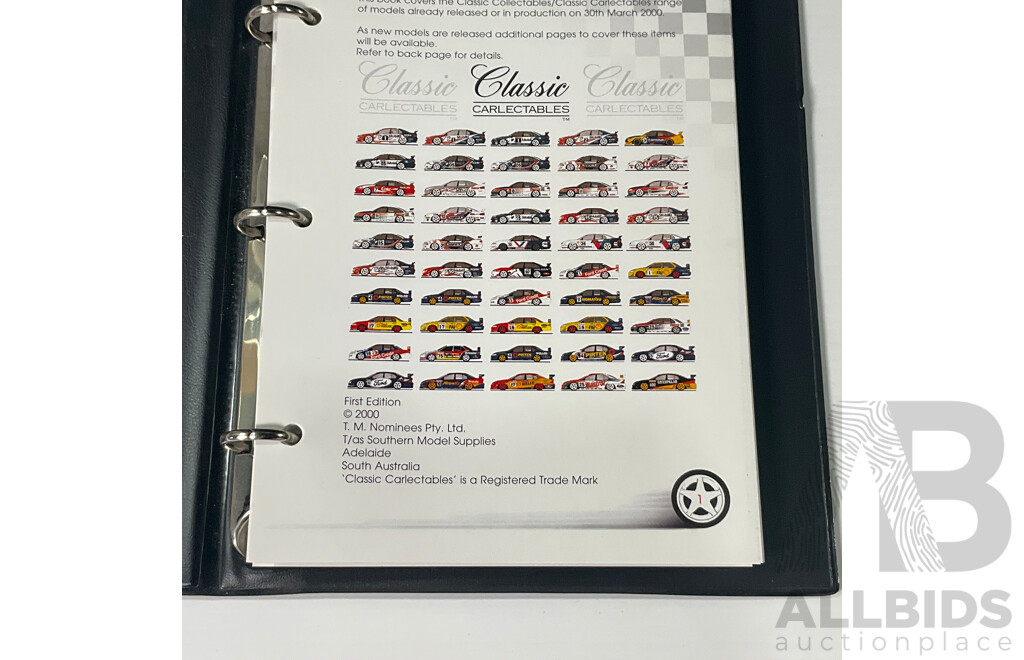 2000 Classic Carlectables V8 Touring Car Models Binder