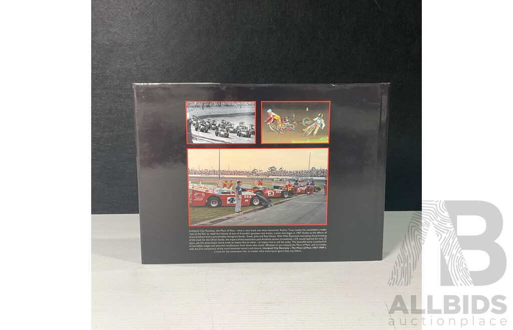 Liverpool City Raceway the Place of Pace Book by Tony Loxley
