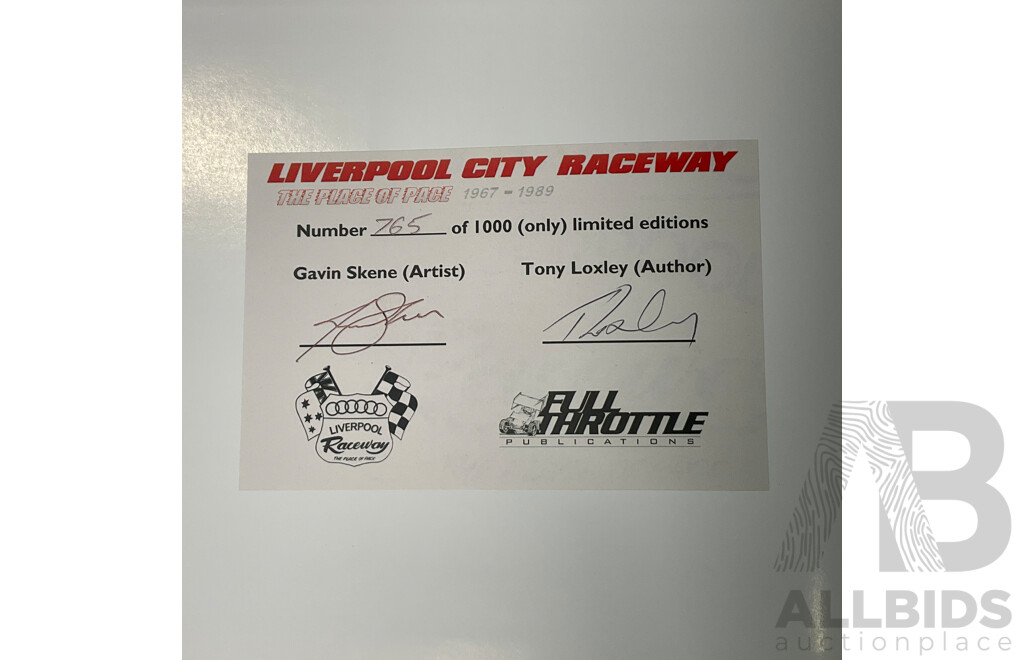 Liverpool City Raceway the Place of Pace Book by Tony Loxley