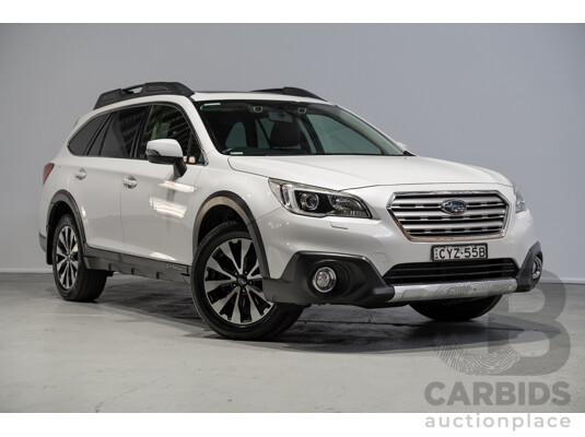 05/2015 Subaru Outback 2.5i Premium MY15 4D Wagon White 2.5L