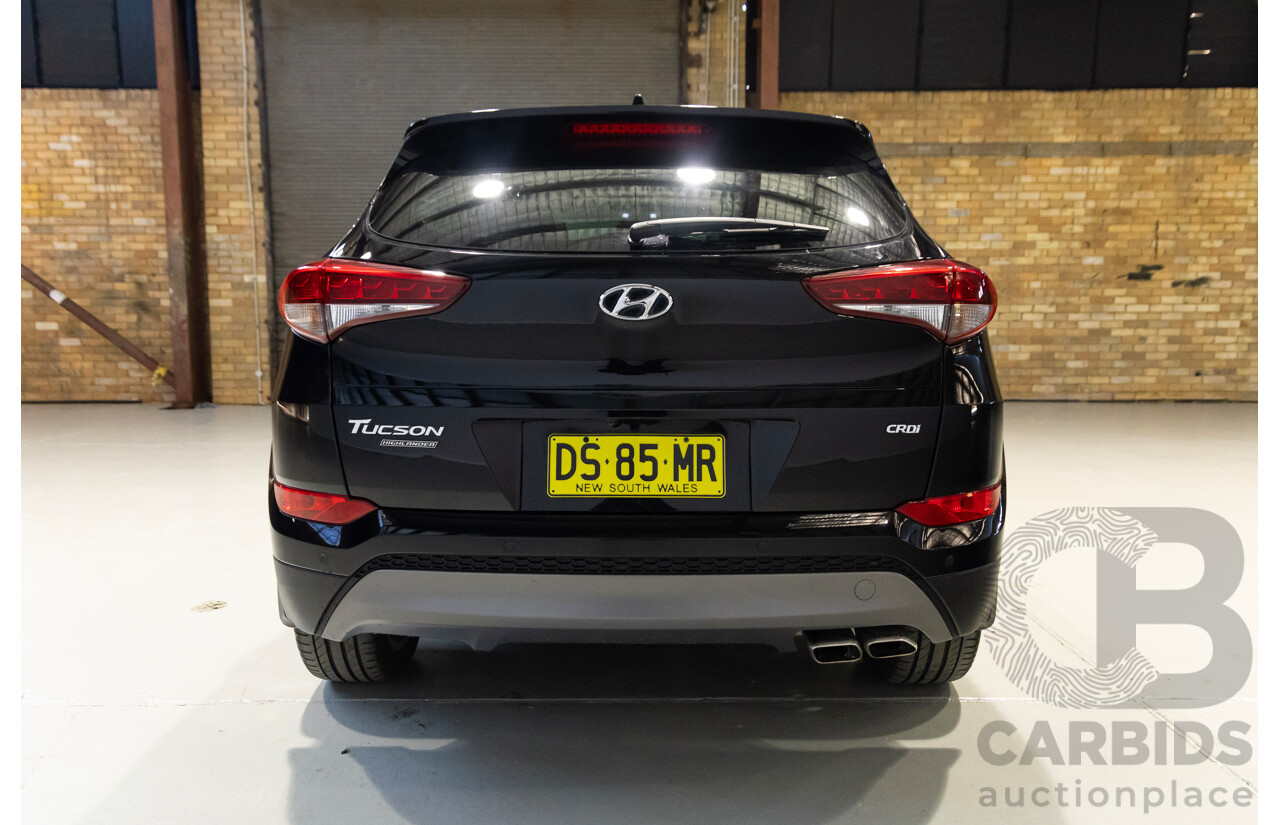10/2015 Hyundai Tucson Highlander R-Series (AWD) TLE 4d Wagon Black Turbo Diesel 2.0L
