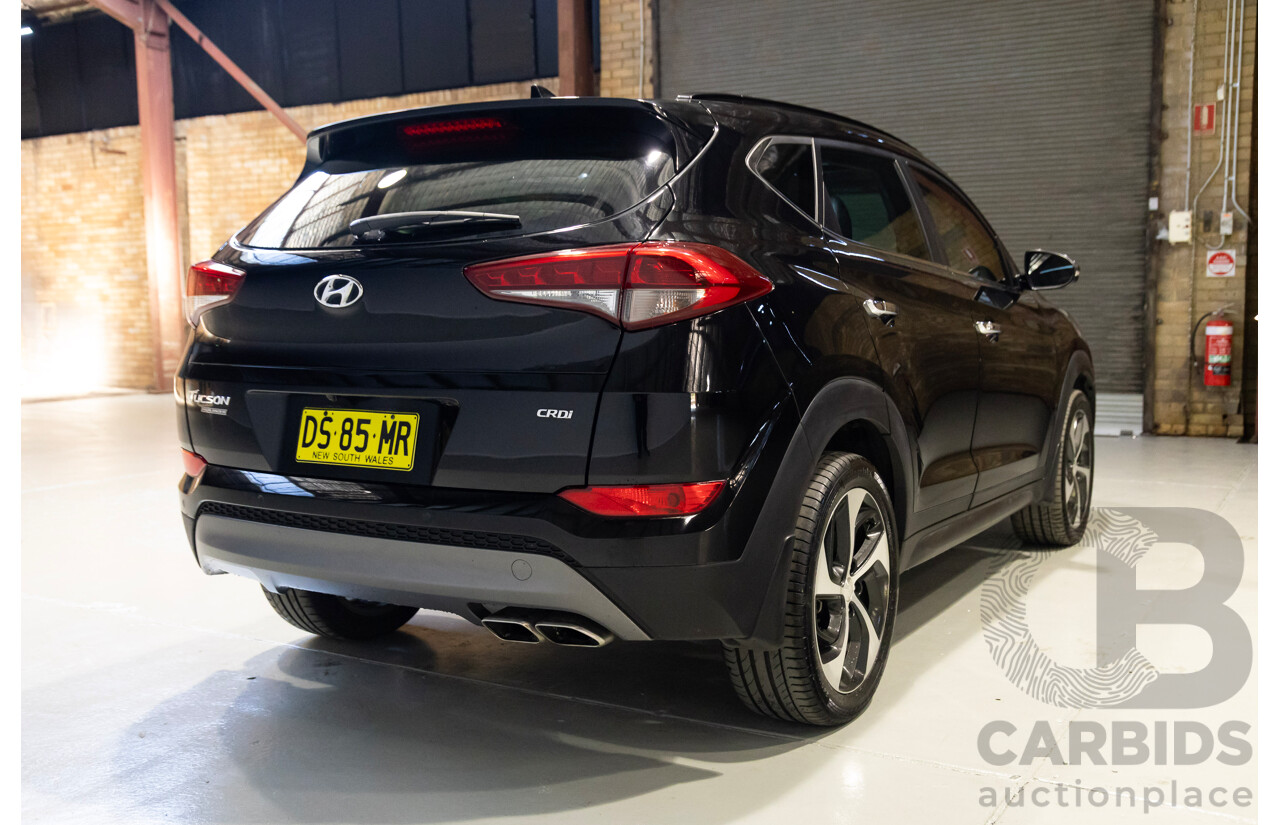 10/2015 Hyundai Tucson Highlander R-Series (AWD) TLE 4d Wagon Black Turbo Diesel 2.0L