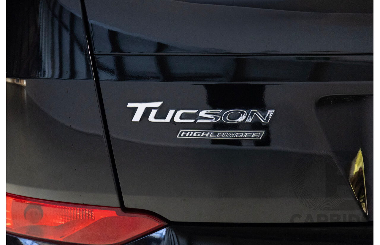 10/2015 Hyundai Tucson Highlander R-Series (AWD) TLE 4d Wagon Black Turbo Diesel 2.0L