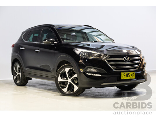 10/2015 Hyundai Tucson Highlander R-Series (AWD) TLE 4D Wagon Black Turbo Diesel 2.0L