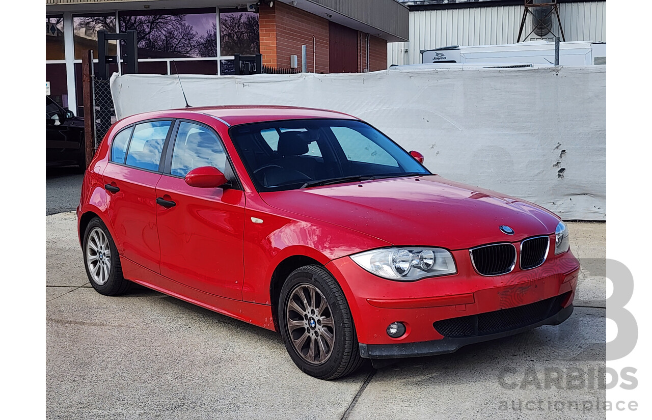 06/2005 Bmw 1 18i E87 5d Hatchback Red 2.0L