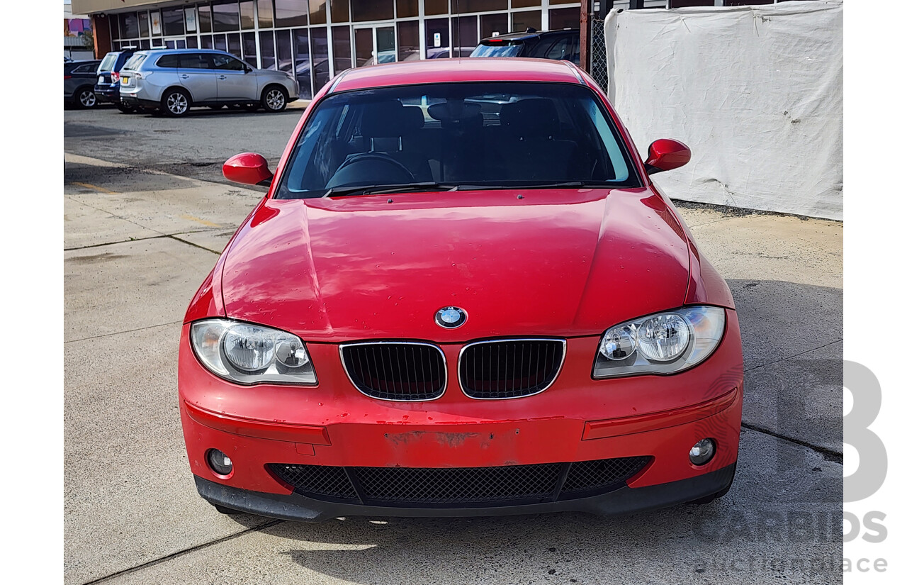 06/2005 Bmw 1 18i E87 5d Hatchback Red 2.0L