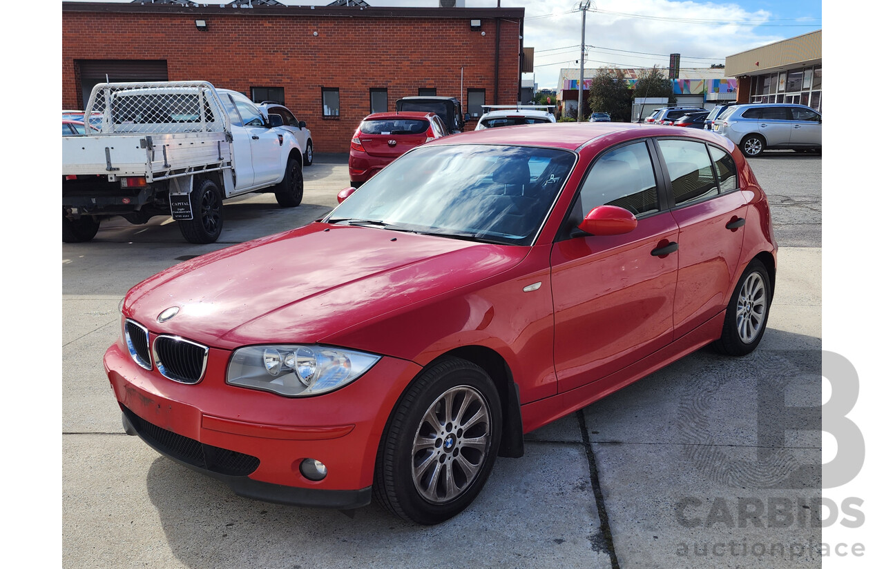 06/2005 Bmw 1 18i E87 5d Hatchback Red 2.0L