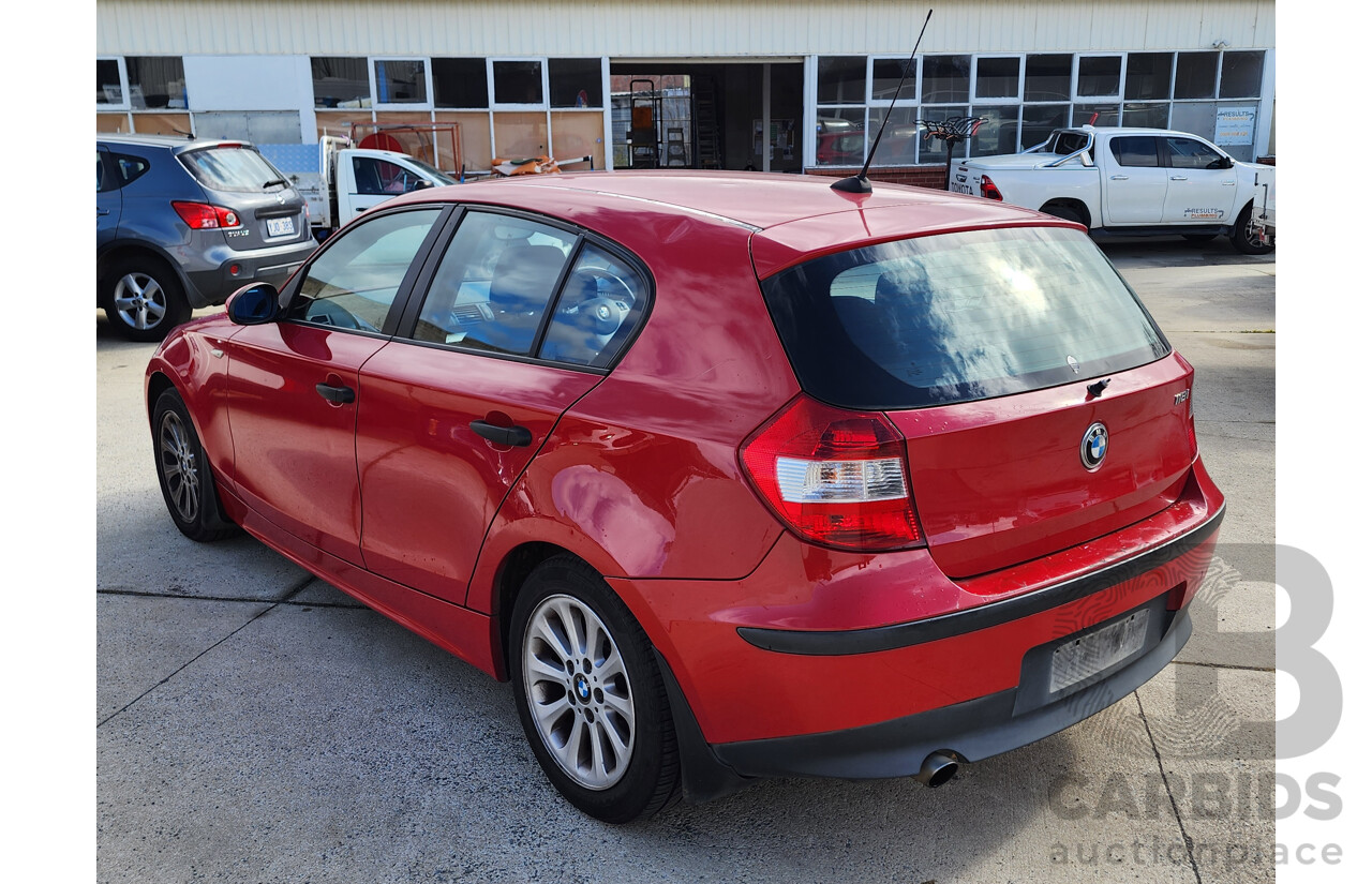 06/2005 Bmw 1 18i E87 5d Hatchback Red 2.0L