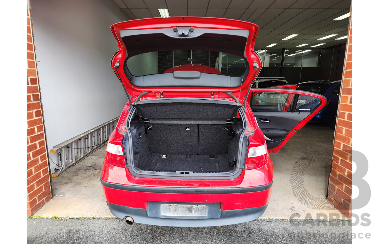 06/2005 Bmw 1 18i E87 5d Hatchback Red 2.0L