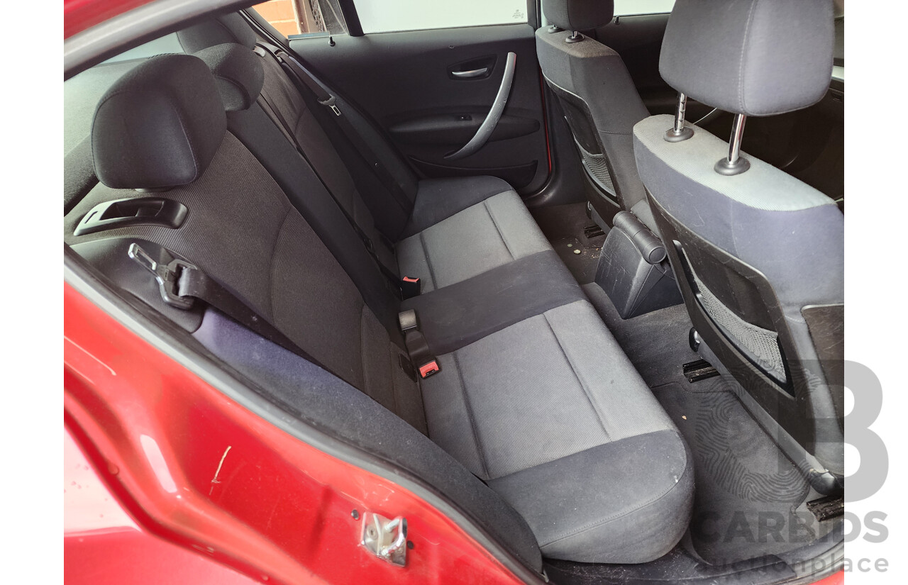 06/2005 Bmw 1 18i E87 5d Hatchback Red 2.0L