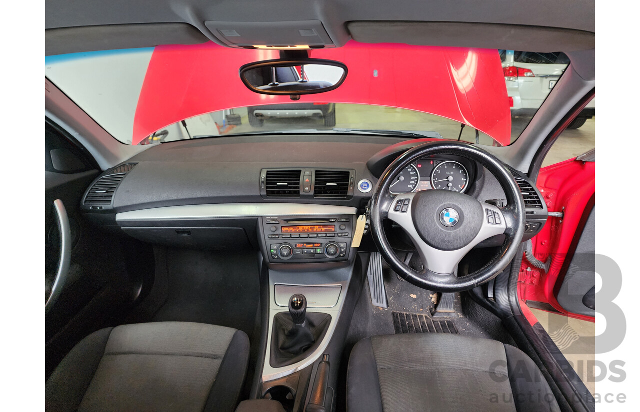 06/2005 Bmw 1 18i E87 5d Hatchback Red 2.0L