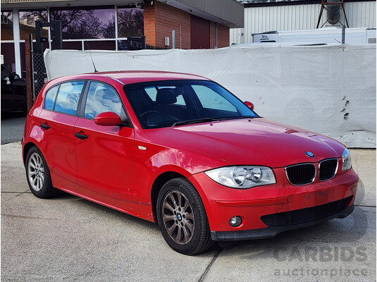 06/2005 Bmw 1 18i E87 5d Hatchback Red 2.0L