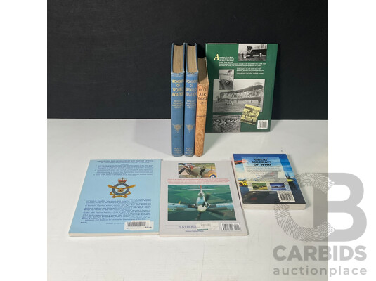 Collection of Seven First Edition Books on Aviation