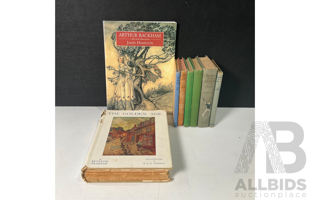 Collection of Eight Vintage Children's Books