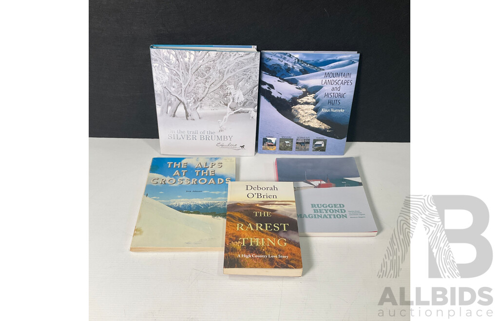 Collection of Five First Edition Books on Snowy Mountains