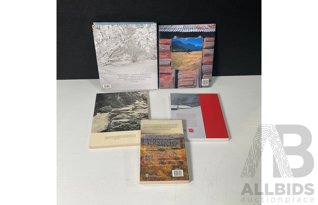 Collection of Five First Edition Books on Snowy Mountains