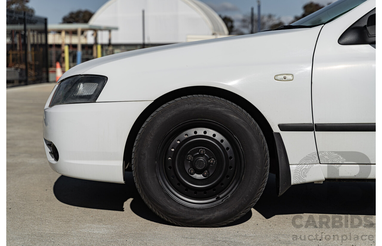 01/2007 Ford Falcon XL (LPG) RWD BF MKII C/Chas Winter White 4.0L