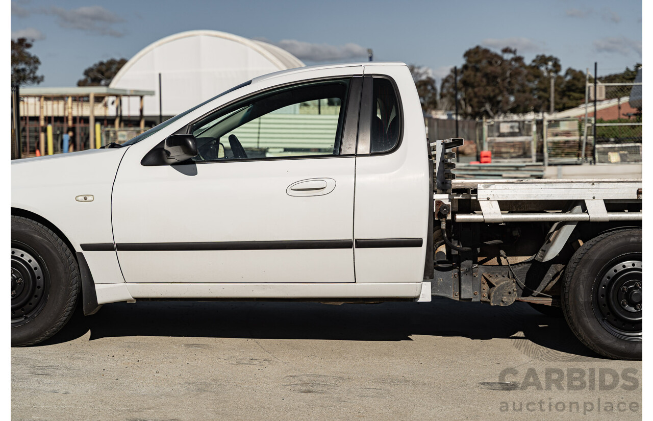 01/2007 Ford Falcon XL (LPG) RWD BF MKII C/Chas Winter White 4.0L