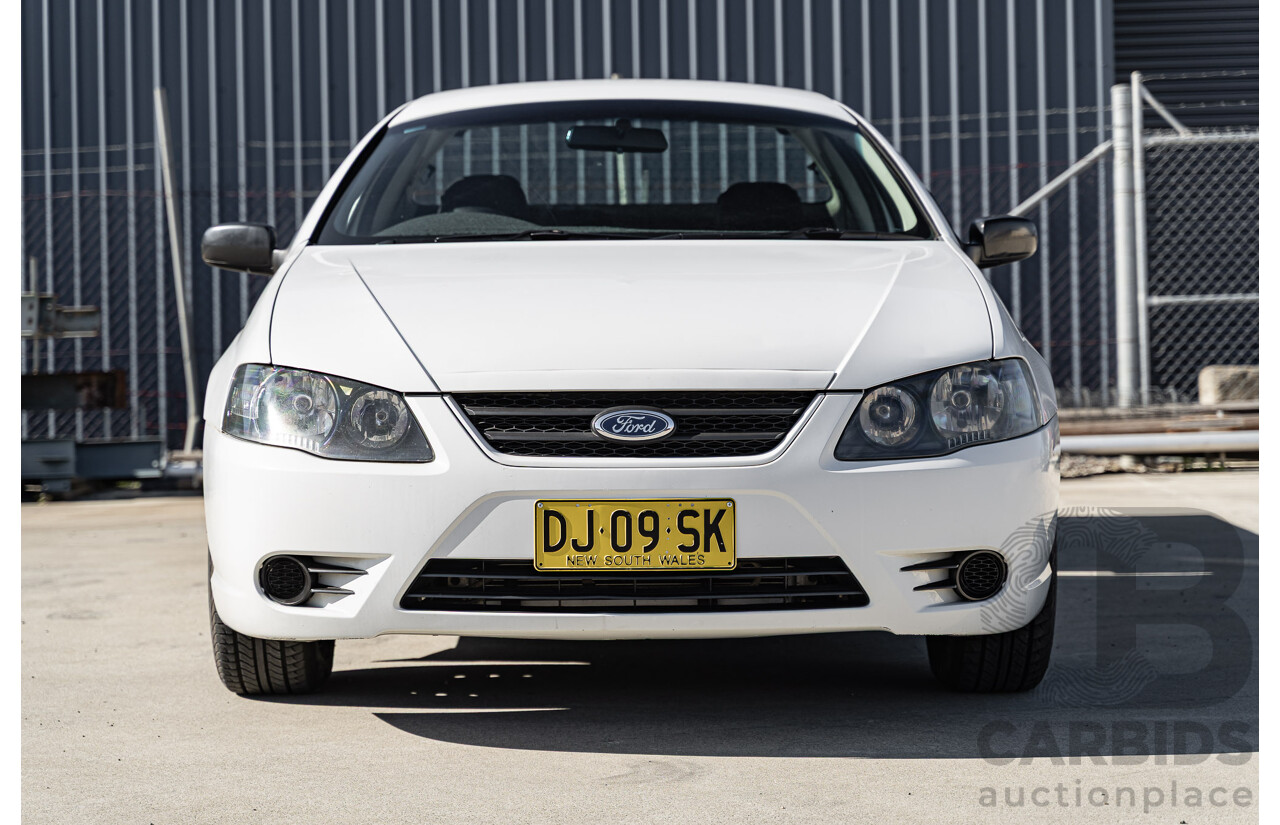 01/2007 Ford Falcon XL (LPG) RWD BF MKII C/Chas Winter White 4.0L