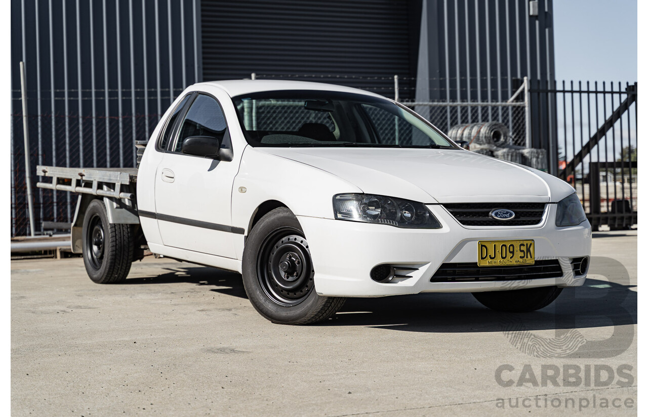 01/2007 Ford Falcon XL (LPG) RWD BF MKII C/Chas Winter White 4.0L