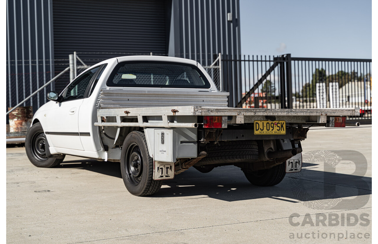 01/2007 Ford Falcon XL (LPG) RWD BF MKII C/Chas Winter White 4.0L