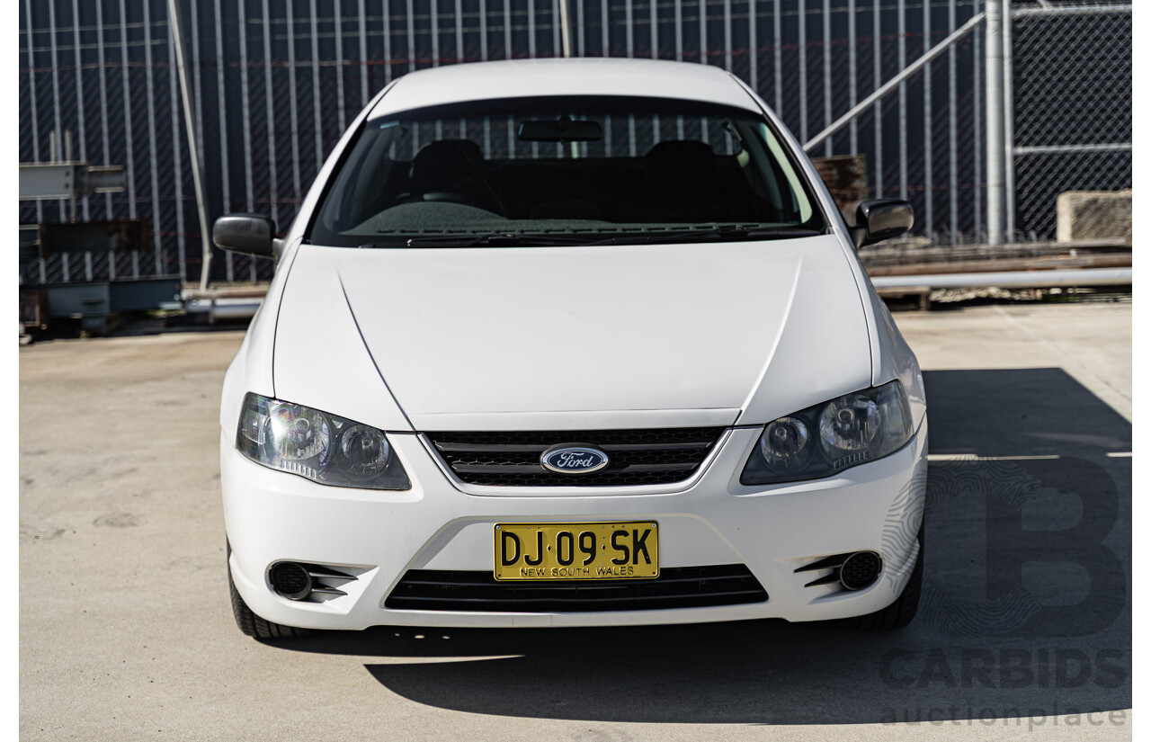 01/2007 Ford Falcon XL (LPG) RWD BF MKII C/Chas Winter White 4.0L