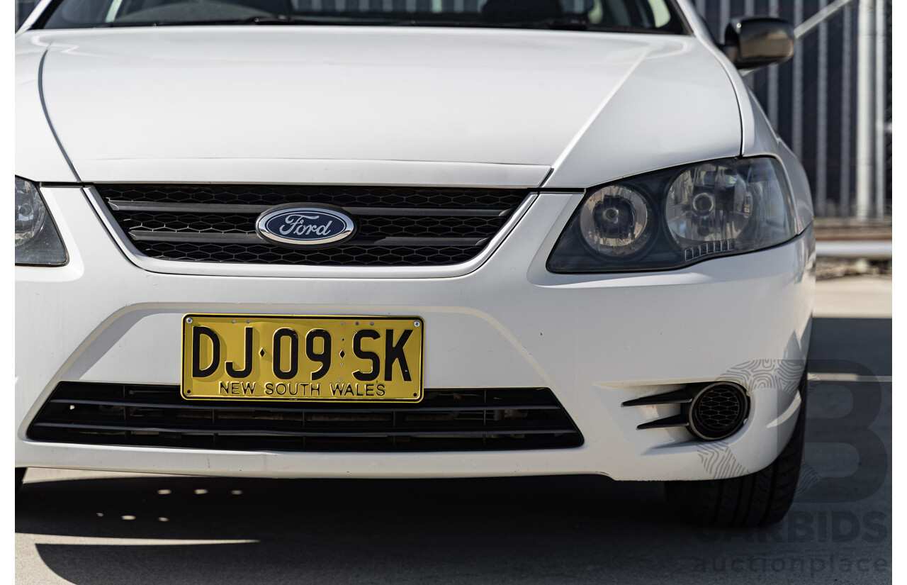 01/2007 Ford Falcon XL (LPG) RWD BF MKII C/Chas Winter White 4.0L