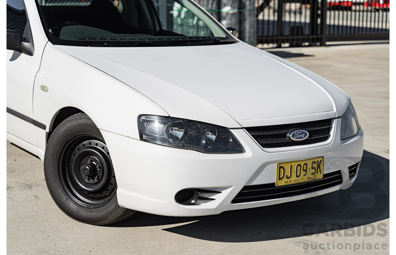 01/2007 Ford Falcon XL (LPG) RWD BF MKII C/Chas Winter White 4.0L