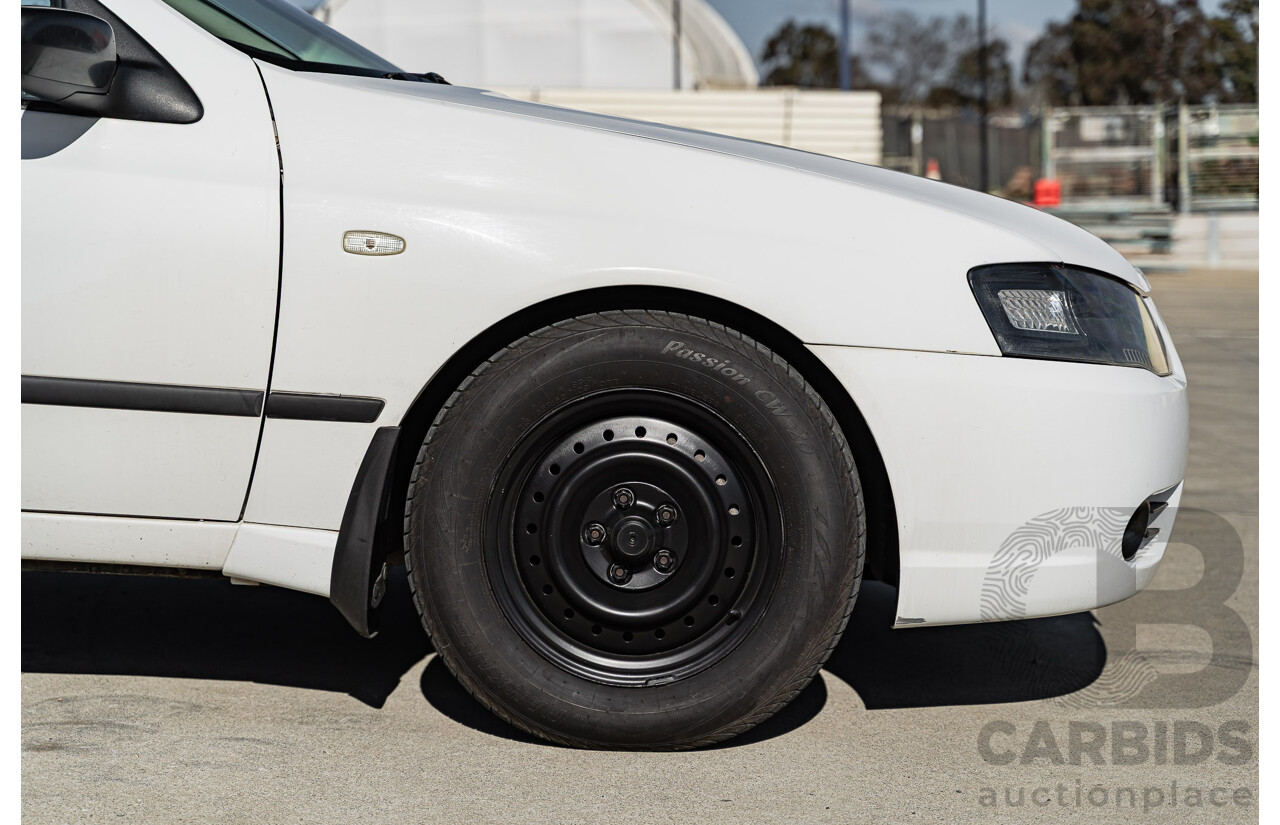 01/2007 Ford Falcon XL (LPG) RWD BF MKII C/Chas Winter White 4.0L
