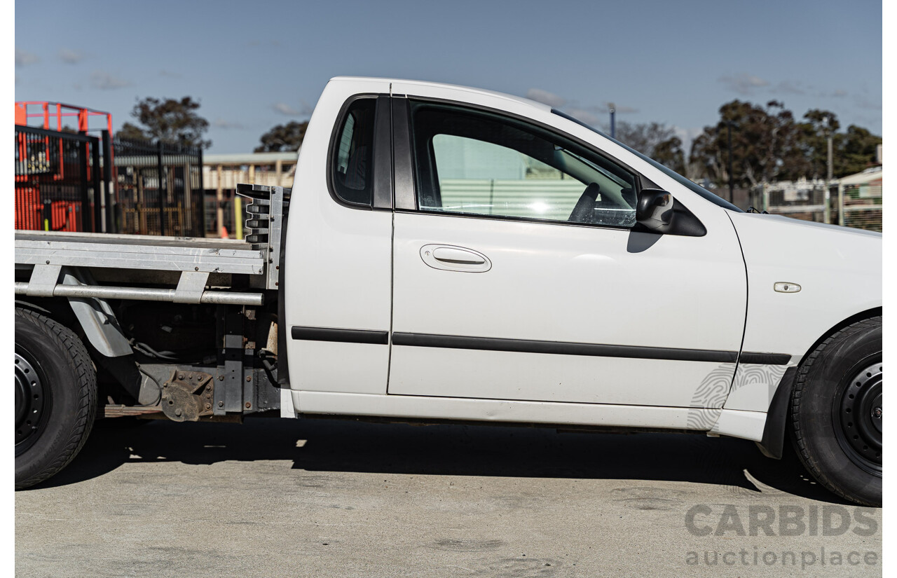 01/2007 Ford Falcon XL (LPG) RWD BF MKII C/Chas Winter White 4.0L