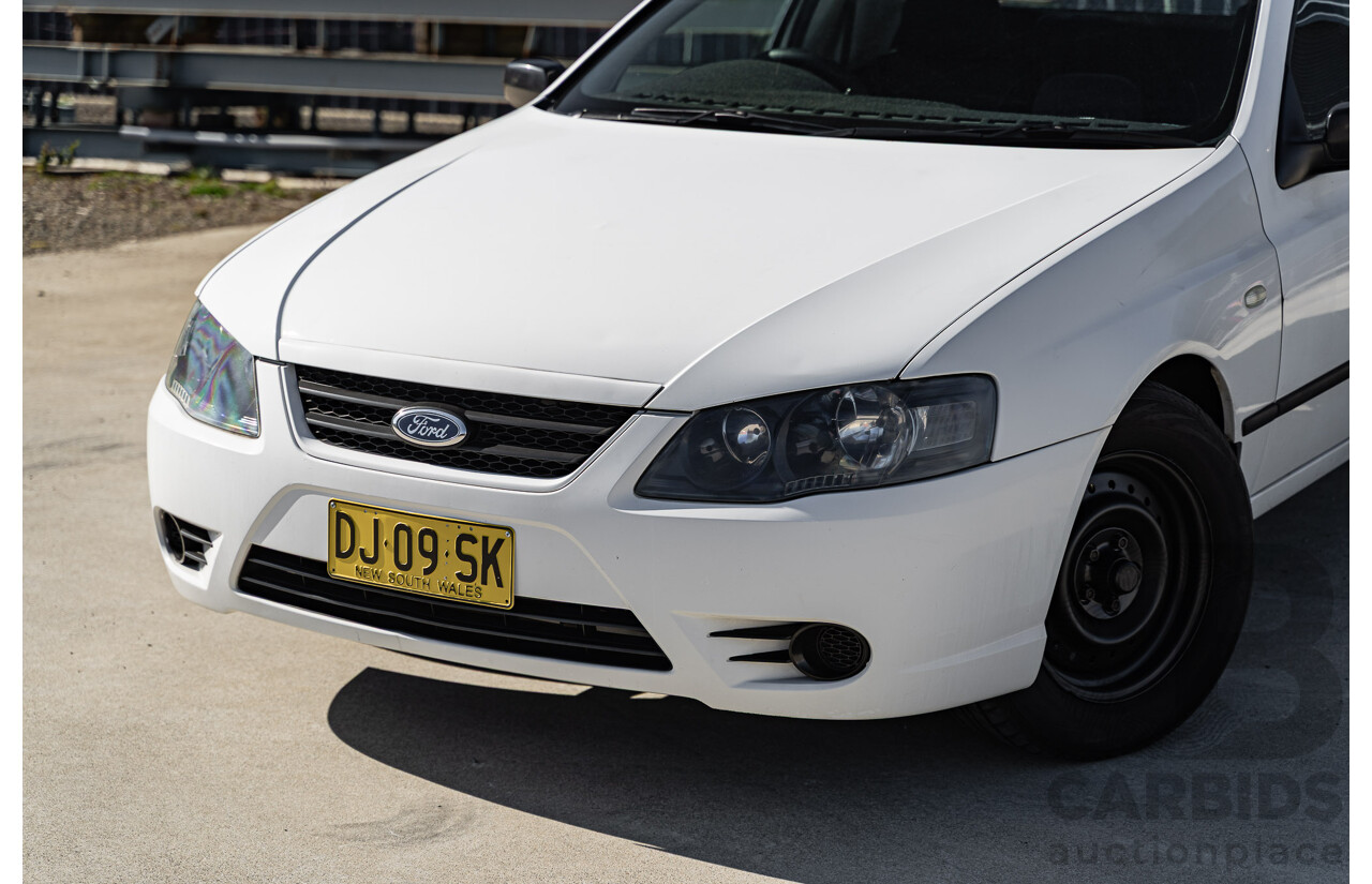01/2007 Ford Falcon XL (LPG) RWD BF MKII C/Chas Winter White 4.0L