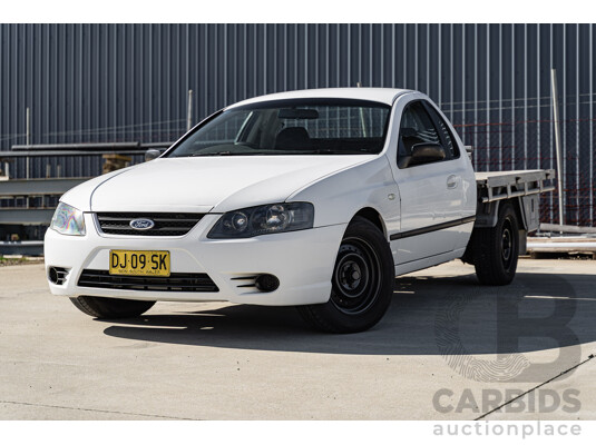01/2007 Ford Falcon XL (LPG) RWD BF MKII C/Chas Winter White 4.0L