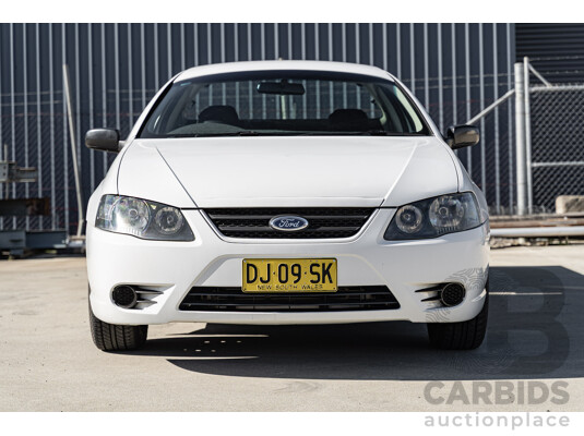 01/2007 Ford Falcon XL (LPG) RWD BF MKII C/Chas Winter White 4.0L